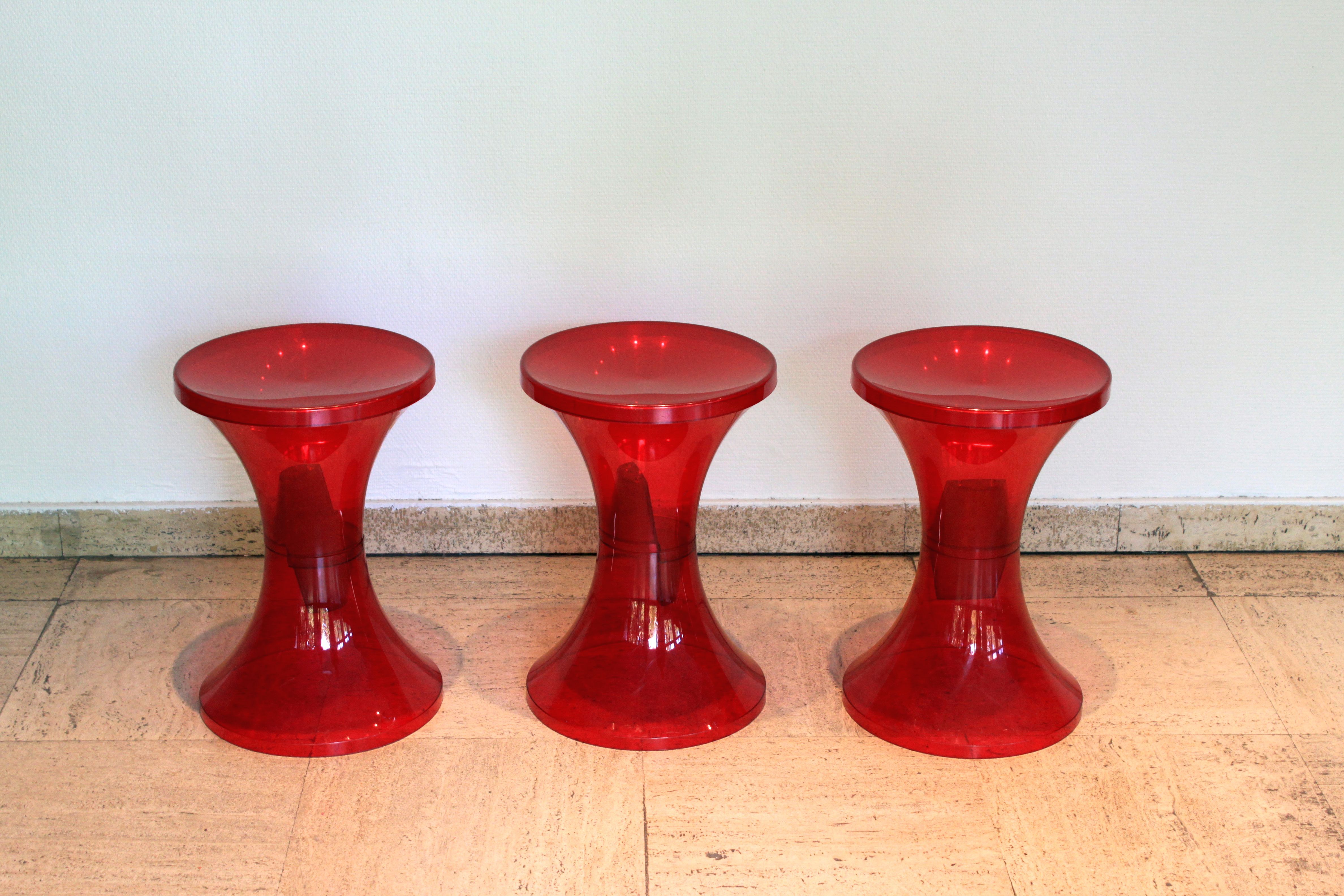Tabouret TamTam Krystal Candy, Henry Massonnet
