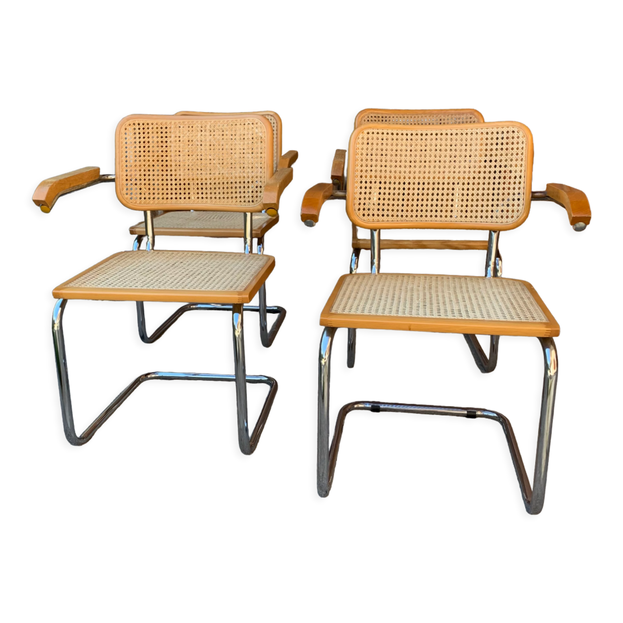 Armchairs B64 by Marcel Breuer