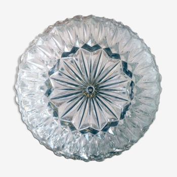 Moulded glass ceiling light