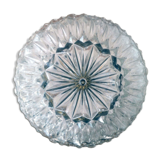 Moulded glass ceiling light
