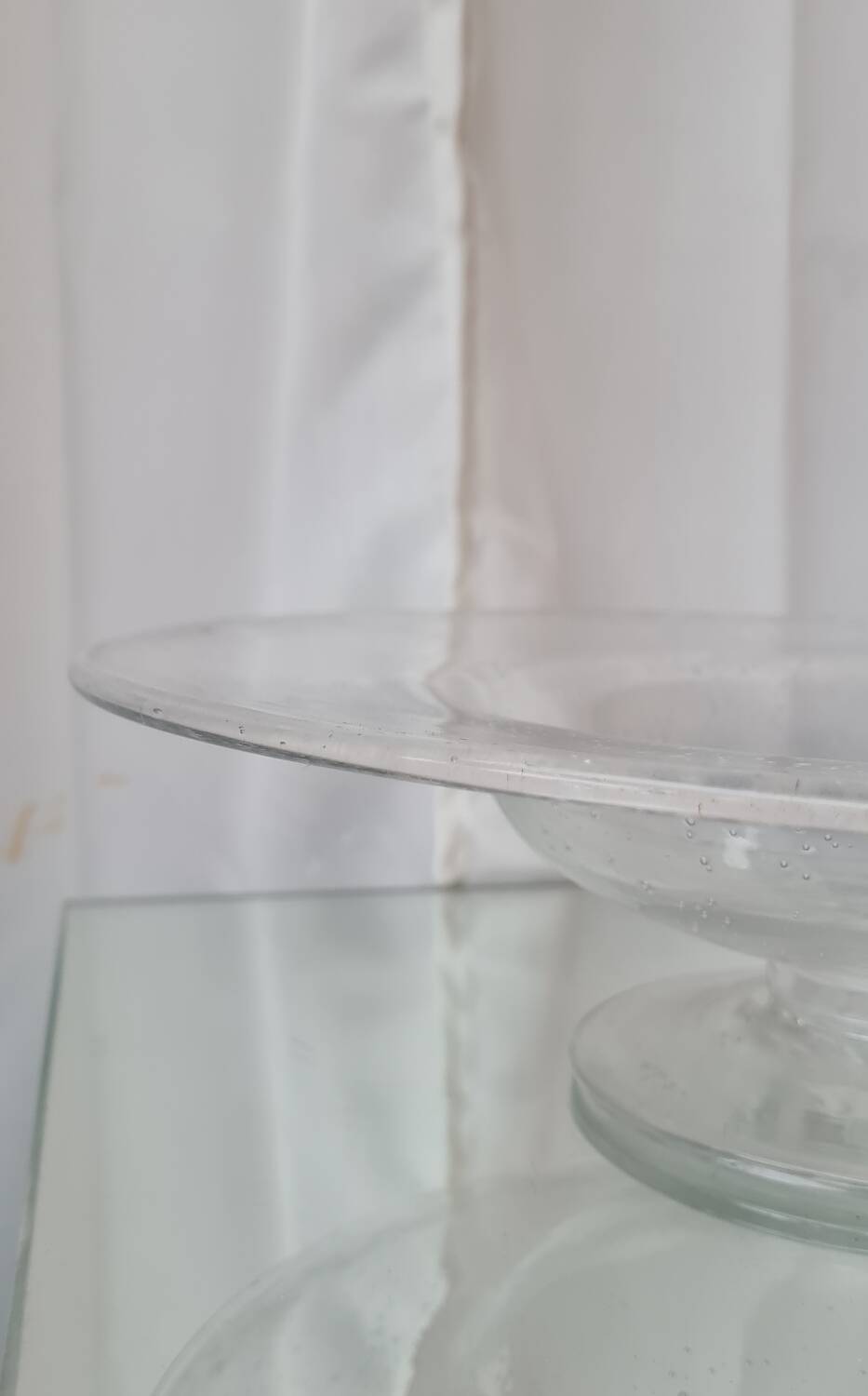 Large Biot glass bowl