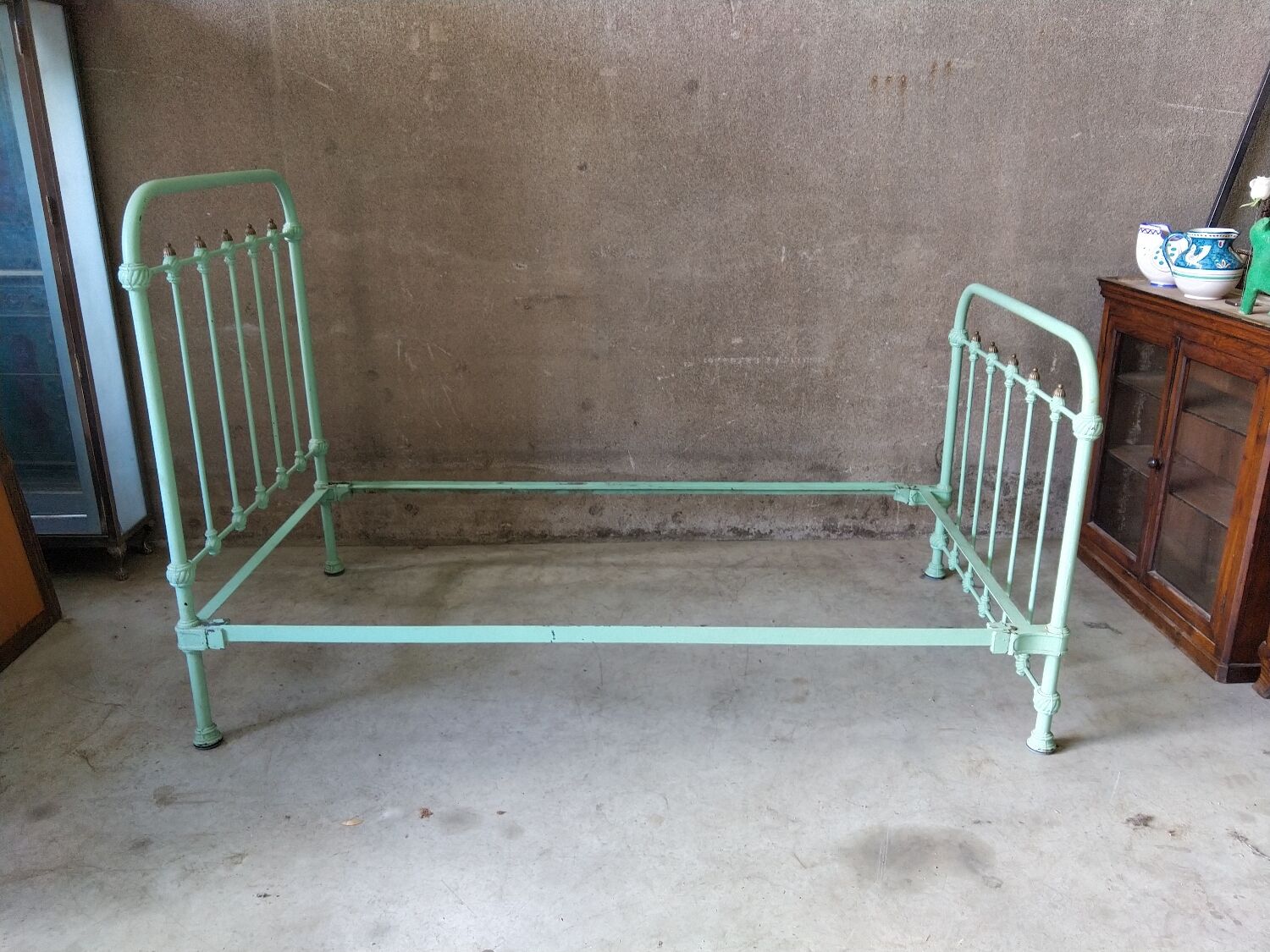 Lit en métal, méridienne