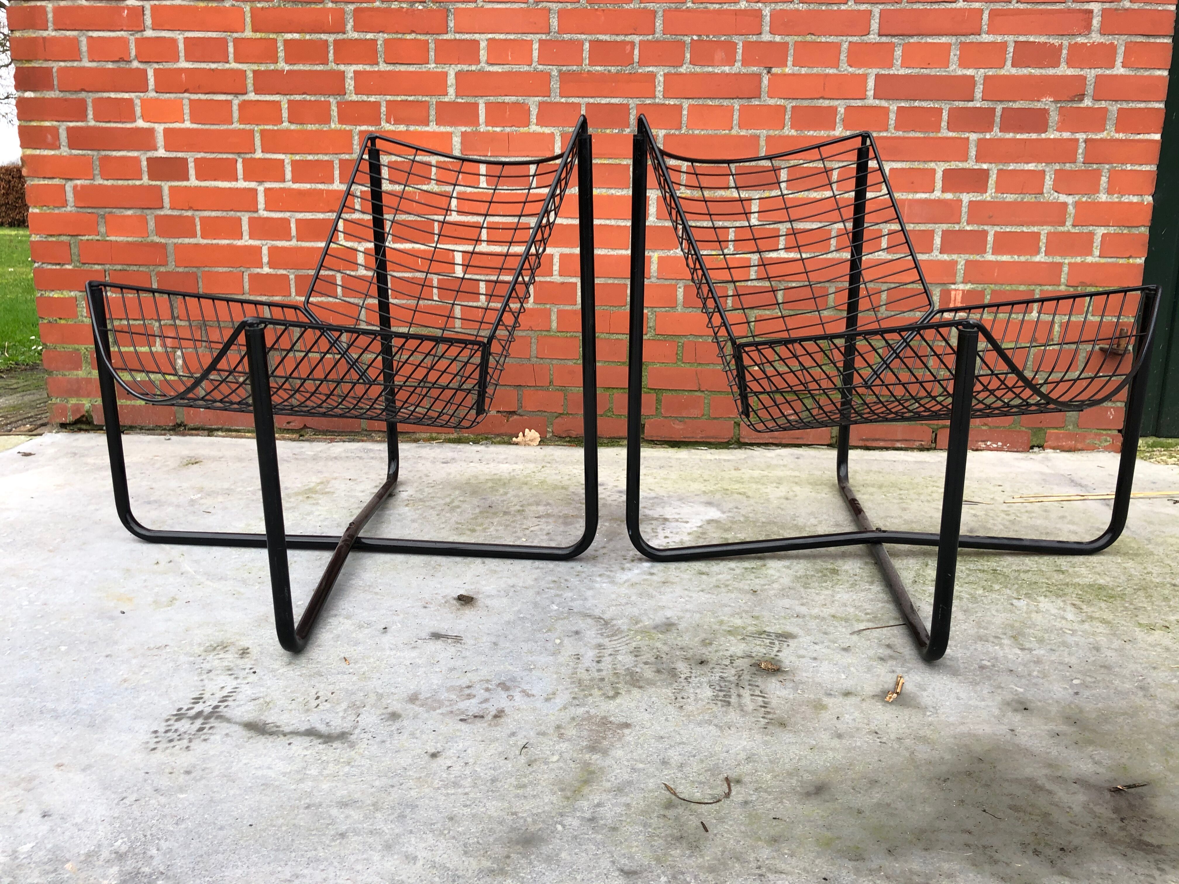 Fauteuil Ikea Jarpen Wire Chair vintage Niels Gammelgaard