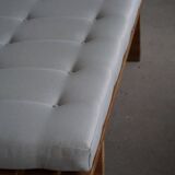 Modern Danish daybed, reupholstered, made of pine, by Nyt i Bo, 1970s.