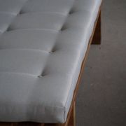 Modern Danish daybed, reupholstered, made of pine, by Nyt i Bo, 1970s.