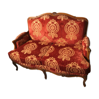 Louis XV-style 2-seater sofa
