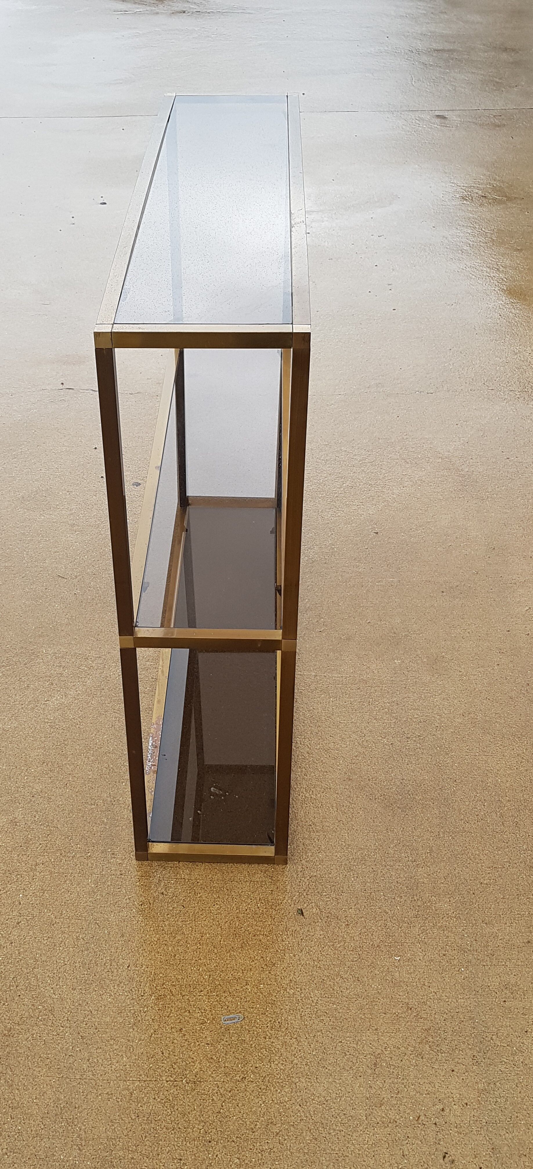Vintage metal shelf 1990