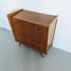 Vintage Scandinavian wooden chest of drawers