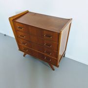 Vintage Scandinavian wooden chest of drawers