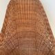 Mid-century wicker armchair