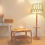 Vintage rattan coffee table