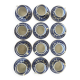 Lot de 12 tasses Luneville The Cottage