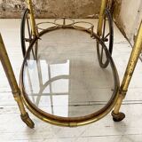 Cart serves brass bar