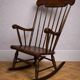 Antique wooden rocking chair – Windsor style – 20th century