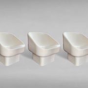 Mid-century fiberglass chairs by Douglas Deeds