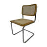 Chaise design Cesca modèle b32 en chrome
