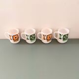 Set of 4 MOBIL mugs