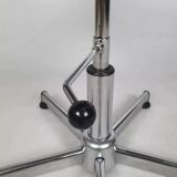 Vintage chrome swivel armchair