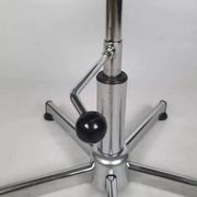 Vintage chrome swivel armchair