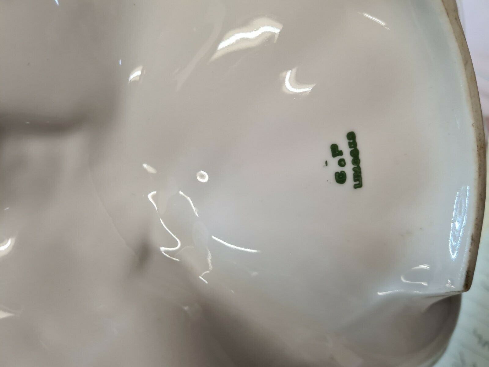 Limoges porcelain presentation dish