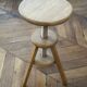 Vintage wooden tripod artist watchmaker stool brutalist workshop