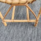 Child's wicker basket chair