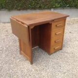 Vintage desk from the 1950s, medium oak
