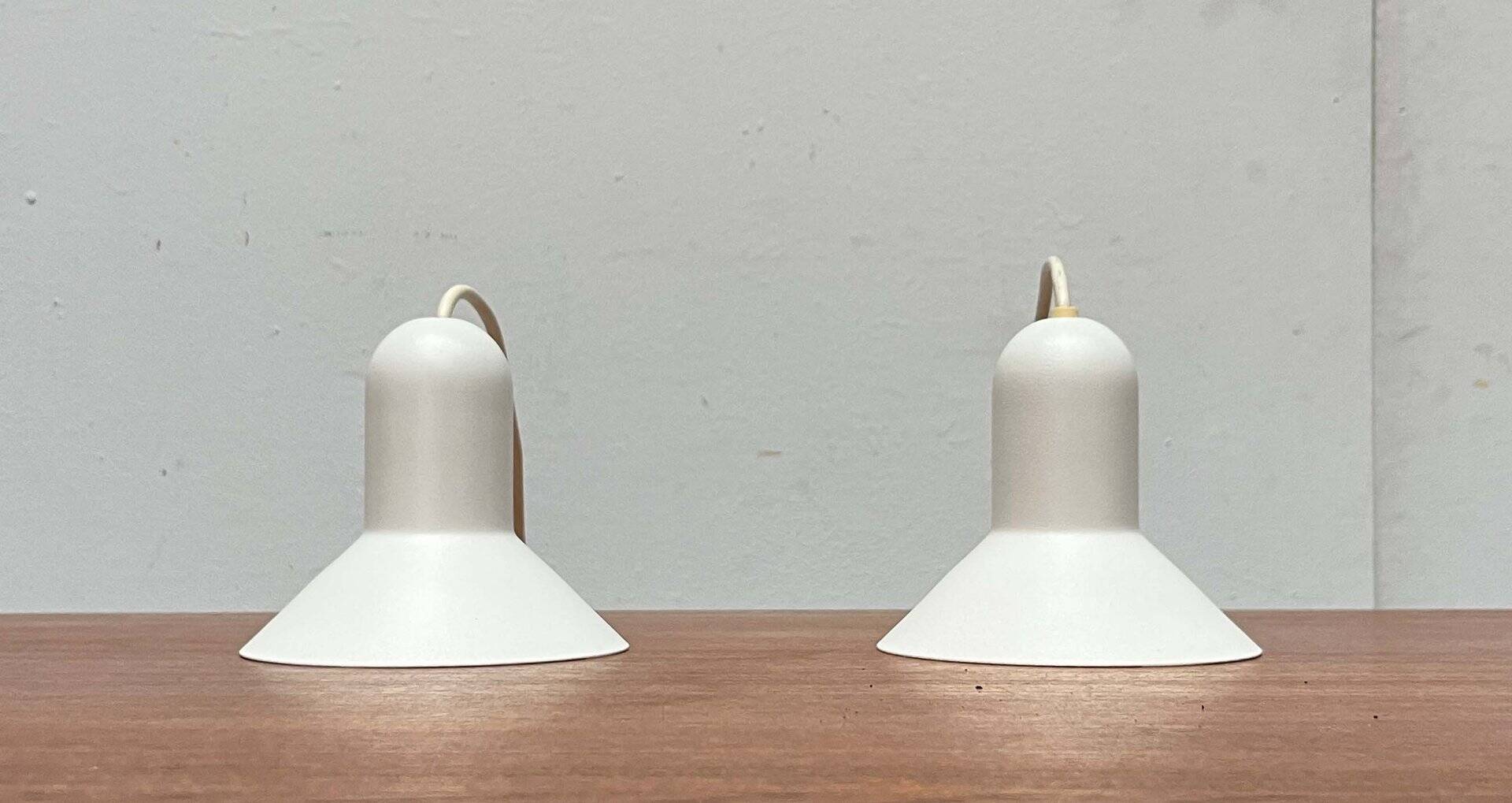 Suspended Lamps Model 1415 Mid-Century Modern Danish by Claus Bondrup and Torsten Thorup for Nordlux, 1960s, Set of 2