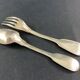 Cutlery fork large spoon fillet Louis XV silver rooster hallmarks 1798-1809
