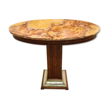 Oval art deco center table, de coene