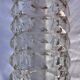 Vase en verre moulé
