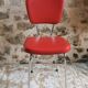 Vintage 60s chair in red leatherette
