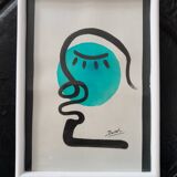Series of small figurative watercolors