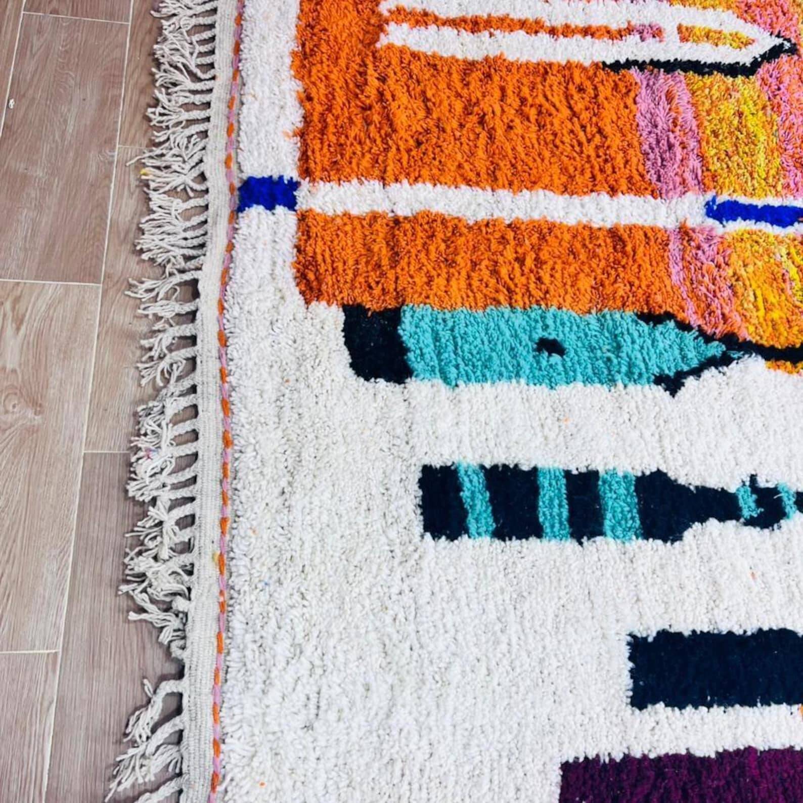 Handmade Berber rug in wool 150cm/250cm