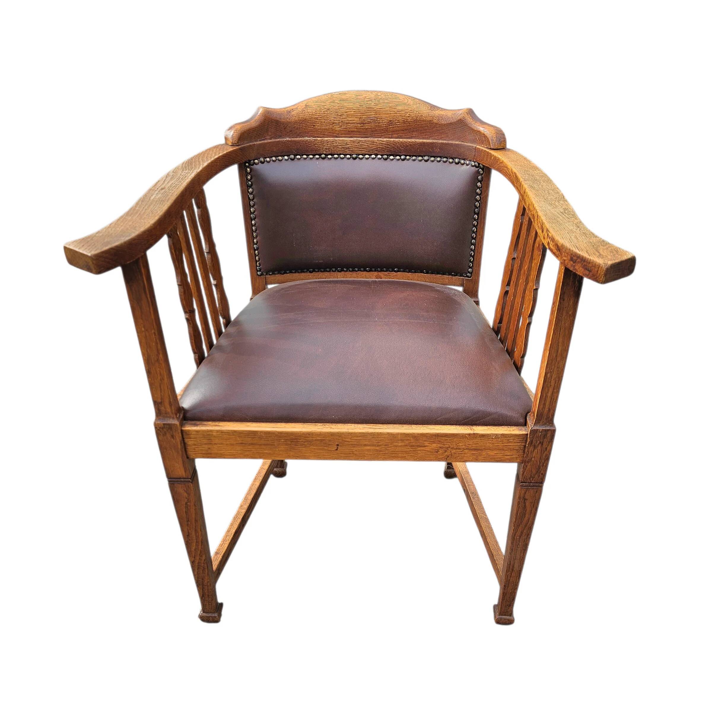 Fauteuil de bureau Art Nouveau