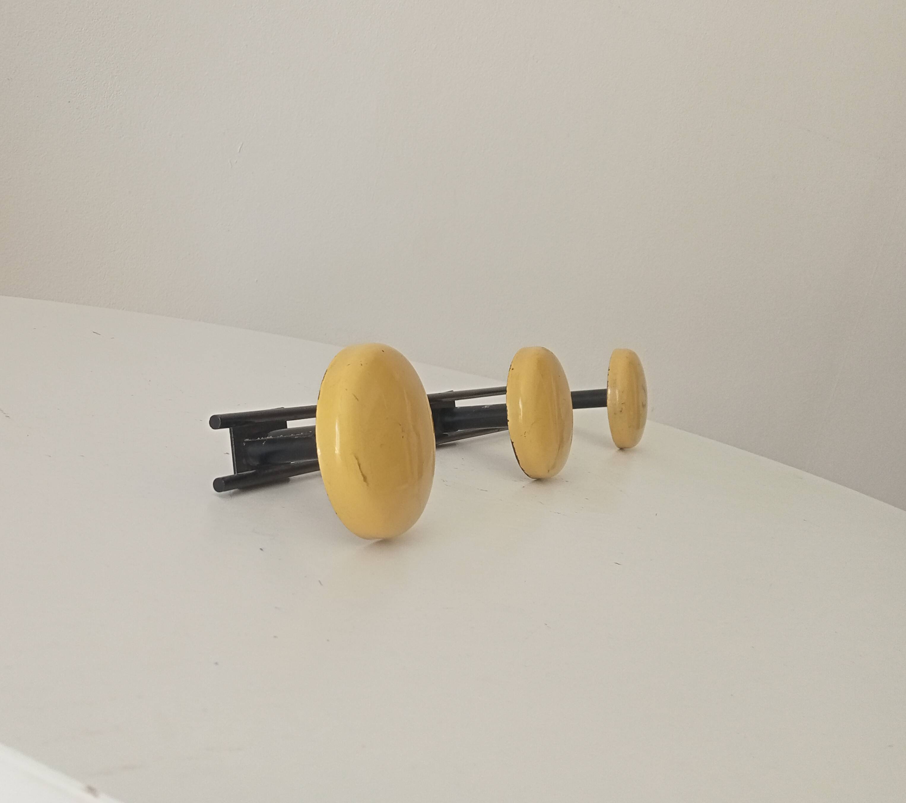 Vintage wall coat rack from the 60s/70s.