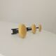 Vintage wall coat rack from the 60s/70s.