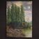 Peinture de paysage espagnol signée C. Coll 1883