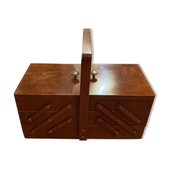 Sewing box or Old wooden worker