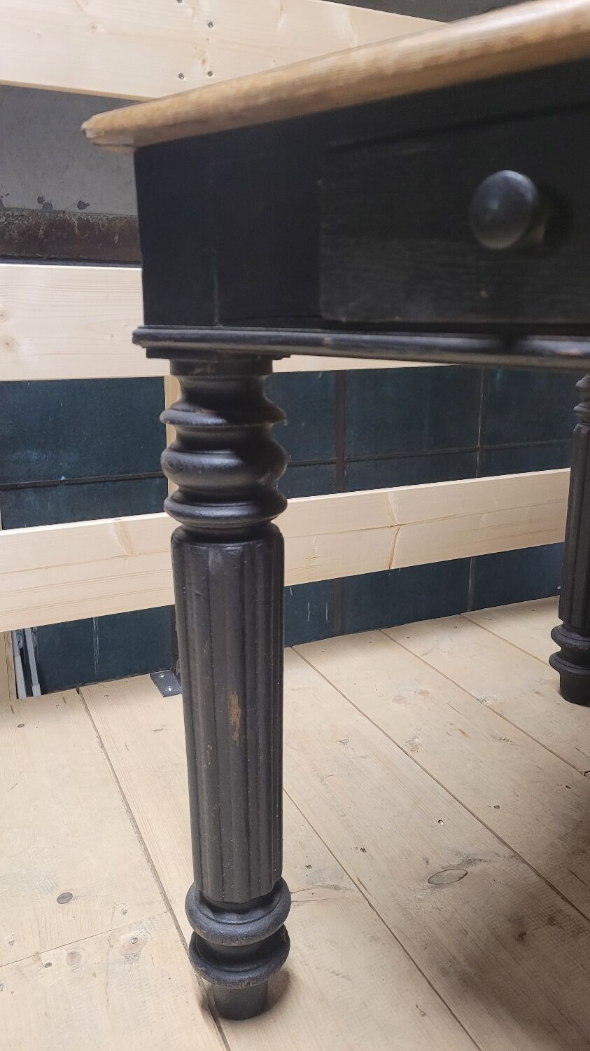 Louis Philippe notary office in oak, 1900 period - 1m49