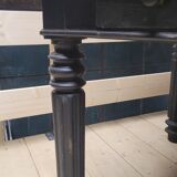 Louis Philippe notary office in oak, 1900 period - 1m49