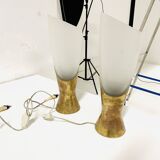 Max ingrand pair of table lamps produced by fontana arte