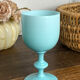 Blue opaline glass goblet from Portieux