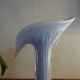 Murano glass vase twisted flower neck