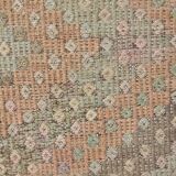 Oushak Vintage Turkish  wool Kilim Rug sku1886