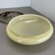 Large modernist art deco metal plafoniere ceiling flushmount light, france
