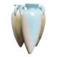 Art Nouveau, small triple amphora vase, glazed earthenware, Massier, circa 1900
