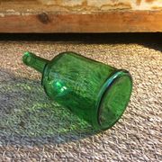Green glass bottle