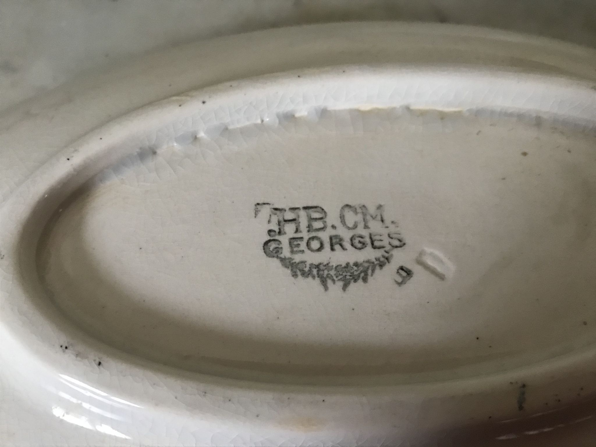 Old dishes HBCM model Georges