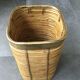 Umbrella stand in rattan and brass 60s/70s